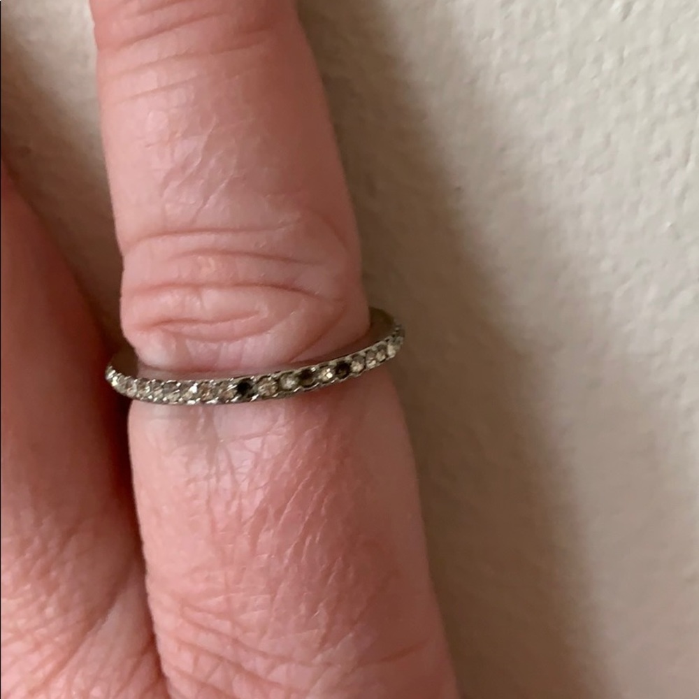 Baguette Duo Stackable Rings - Picture 3 of 6